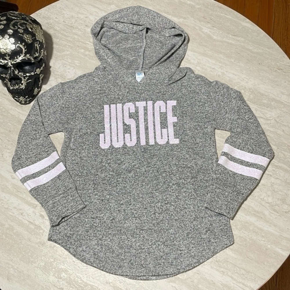 JUSTICE Little Girl Sweatshirt/ Hoodie *Glitter *6